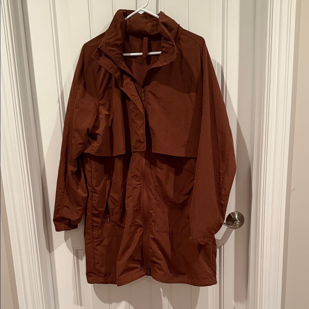Brown Windbreaker Jacket